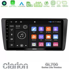 Clarion GL700 Lite Series Skoda Octavia 2004-2012 8Core Android11 6+128GB Navigation Multimedia Tablet 9″ Με Carplay & Android A