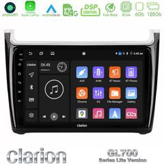 Clarion GL700 Lite Series 8Core Android11 6+128GB Vw Polo Navigation Multimedia Tablet 9" Με Carplay & Android Auto