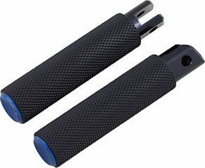 ---Κλειστά έως 21/8/2026--- Arlen Ness μαρσπιέ billet Fusion 07-950 για Harley Davidson FLSB 1750 ABS 18-23 μαύρο-μπλε 2τεμ