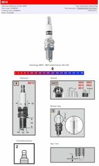 Κωδ.308511 CHAMPION μπουζί 8810 CCH88101 για BMW F 800 GS ABS 08-19 / Harley Davidson XL 1200 C 99-16 KTM EXC 400 RACING 02-07 Τεμάχιο τηλ.215-215-8211