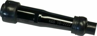 ---Κλειστά έως 21/8/2026--- K-S TECHNOLOGIES πίπα μπουζί πλαστικό 10-2222 μαύρο Τεμάχιο