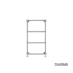 Θερμαινόμενη Πετσετοκρεμάστρα μπάνιου Inox ADELPHI 88x49 polished ADE8849-110