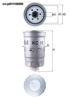 ΦΙΛΤΡΟ ΠΕΤΡΕΛΑΙΟΥ JETTA A/80 KNECHT KC18