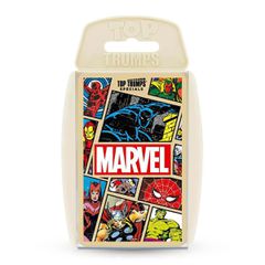 Winning Moves: Top Trumps - Marvel Comics Retro (Standard Plastic Case) Playing Cards