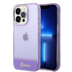 Guess Translucent Hard Case Θήκη προστασίας με διάφανο σχεδιασμό – iPhone 14 Pro Max purple