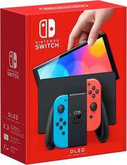 Nintendo Switch OLED - Neon Blue & Red