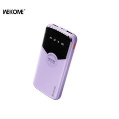 WK WP-43 Powerbank 10000mAh 22.5W με 2xUSB-A & USB-C Power Delivery/Quick Charge - Μωβ