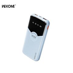WK WP-43 Powerbank 10000mAh 22.5W με 2xUSB-A & USB-C Power Delivery/Quick Charge - Μπλε