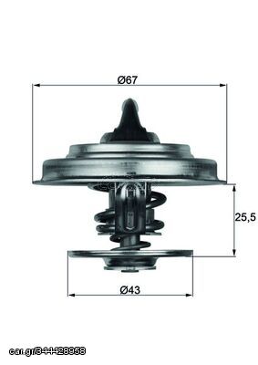 ΘΕΡΜΟΣΤΑΤΗΣ 75°C για MERCEDES-BENZ O 340