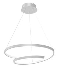 POWERTECH LED φωτιστικό οροφής HLL-0153, 25W, 4000K, Φ40cm, 1m, λευκό