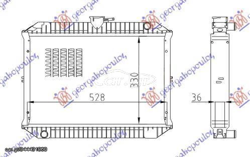 Ψυγείο Νερού 1.5 Βενζίνη (33x54.5x36) Nissan Vanette (C220) 1986-1995