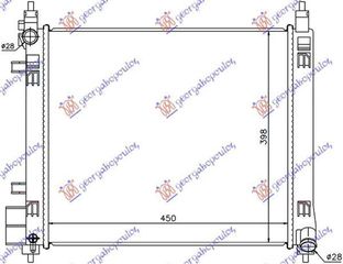 Ψυγείο Νερού 1.2 DIG (45x40) (Μηχανικό/Αυτόματο Σασμάν) (HR12DDR) Nissan Micra (K13) 2013-2017