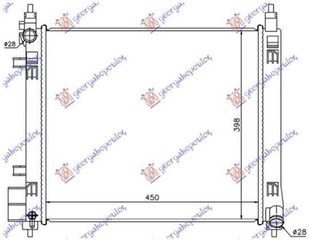 Ψυγείο Νερού 1.2 DIG (45x40) (Μηχανικό/Αυτόματο Σασμάν) (HR12DDR) (Koyo) Nissan Micra (K13) 2013-2017