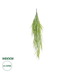 GloboStar® Artificial Garden HANGING CORN GRASS 20827 Τεχνητό Διακοσμητικό Κρεμαστό κλαδί Καλαμπόκι Μ23 x Π10 x Υ91cm