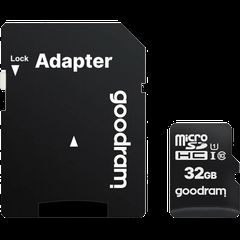 GoodRam Κάρτα Μνήμης 32GB microSDHC Class 10 UHS-I + Αντάπτορας