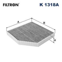 ΦΙΛΤΡΟ ΚΑΜΠΙΝΑΣ ΑΝΘΡΑΚΑ FILTRON K1318A