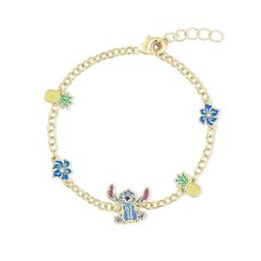 STITCH - Flower & Pineapple - Bracelet-thumb-1