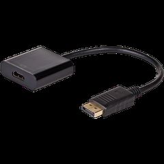 Akyga Μετατροπέας DisplayPort male σε HDMI female 15cm