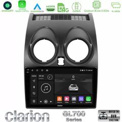 Clarion GL700 Series 8Core Android11 4+64GB Nissan Qashqai J10 Navigation Multimedia Tablet 9" Με Carplay & Android Auto