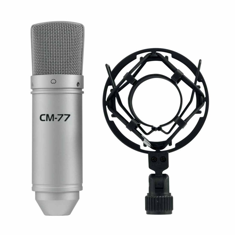 OMNITRONIC MIC CM-77 Condenser Microphpone for Professional Studio and Live Applications - OMNITRONIC