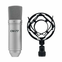 OMNITRONIC MIC CM-77 Condenser Microphpone for Professional Studio and Live Applications - OMNITRONIC