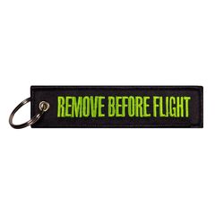 ΜΠΡΕΛΟΚ ΚΕΝΤΗΤΟ RBF REMOVE BEFORE FLIGHT ΜΑΥΡΟ ΜΕ ΛΑΧΑΝΙ ΓΡΑΜΜΑΤΑ