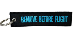 ΜΠΡΕΛΟΚ ΚΕΝΤΗΤΟ RBF REMOVE BEFORE FLIGHT ΜΑΥΡΟ ΜΕ ΓΑΛΑΖΙΑ ΓΡΑΜΜΑΤΑ