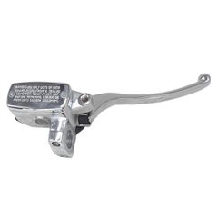 Τρόμπα φρένου εμπρόσθια (για 25mm τιμόνι) Chopper χρώμιο