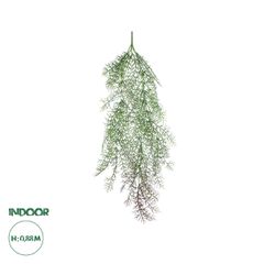 GloboStar® Artificial Garden HANGING FOENICULUM 20850 Τεχνητό Διακοσμητικό Κρεμαστό Φυτό Φοινίκουλο Μ30 x Π12 x Υ88cm