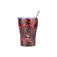 Θερμός Coffee Mug Save the Aegean χωρητικότητας 350ml σχέδιο Twilight Rose