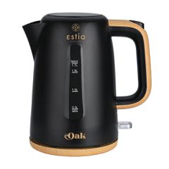 Βραστήρας Oak πλαστικός 2200w χωρητικότητας 1.7lt σε μαύρο χρώμα