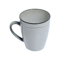 Κούπα καφέ Deline Stoneware χωρητικότητας 400ml σε χρώμα Dove