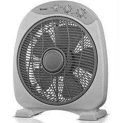 Ανεμιστήρας Box Fan BRUNO επιτραπέζιος/δαπέδου 38W 32cm σε γκρι χρώμα