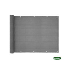 Διαχωριστικό δίχτυ μπαλκονιού 160gr/m² σε γκρι χρώμα 1,20x6m GRASHER με κρίκους
