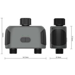 Smart προγραμματιστής ποτίσματος INHOCON 2 θέσεων Bluetooth IP55-thumb-6