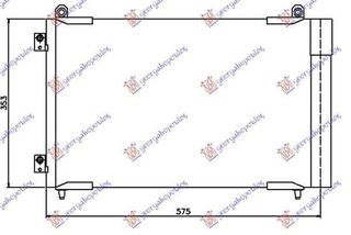 Ψυγείο A/C 1.6 HDi (53x35x1.6) (DV6TED4) Peugeot 206 1998-2009