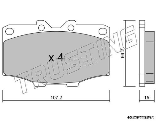 ΤΑΚΑΚΙΑ ΕΜΠΡ TOYOTA HILUX II PICK UP-LAND CRUISER TRUSTING 111.0