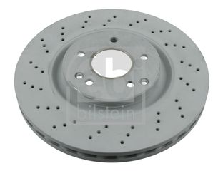 Δισκόπλακα FEBI BILSTEIN 26107 Mercedes-Benz C-Class SW S203 1800cc C200 CGI Kompressor 170ps 2003-2007 (2034211312,A2034211312)