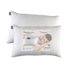 Μαξιλάρι ύπνου σετ 2 τμχ 50Χ70cm ύφασμα microfiber 600gsm/τμχ Σχ.Dos