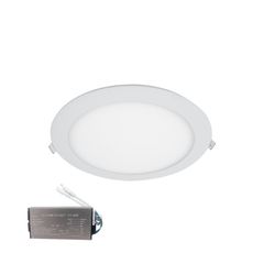 STELLAR LED ΠΑΝΕΛ ΣΤΡΟΓΓΥΛΟ ΧΩΝΕΥΤΟ 12W 2700K+ ΚΙΤ ΑΣΦΑΛΕΙΑΣ