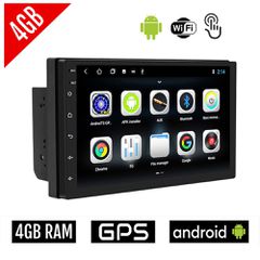 Android οθόνη αφής 7" ιντσών 4GB με GPS (2-DIN WI-FI Playstore DSP ηχοσύστημα αυτοκίνητου MP3 MP5 Video USB Ραδιόφωνο Bluetooth Mirrorlink 4x60W 2DIN Universal)