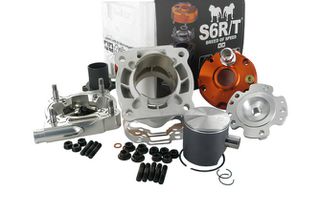 Κυλινδροπιστονο Αλουμινιου Stage6 R/T 95Cc Ø55Mm 14Mm Yamaha Aerox, Jog Rr, Sr 50, F12 Phantom, F15 Firefox 50 Lc | Stage6