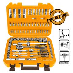HKTS42941 Σετ Καρυδάκια 1/2" - 1/4" - 94 Τεμάχια - ΣΥΛΛΟΓΕΣ ΠΛΗΡΗΣ - INGCO (#HKTS42941)