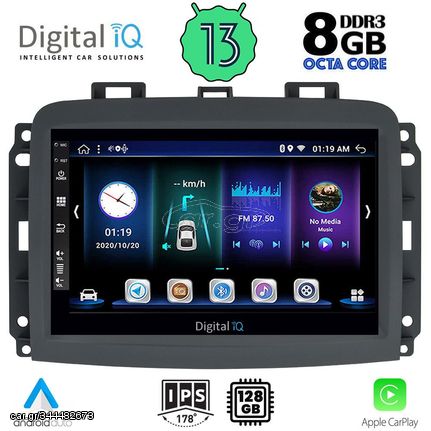 MEGASOUND - DIGITAL IQ BXE 8132_CPA (10inc) MULTIMEDIA TABLET for FIAT 500L mod. 2012>