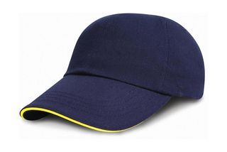 Καπέλο | Brushed Cotton Sandwich Cap | RC024P Navy/Yellow