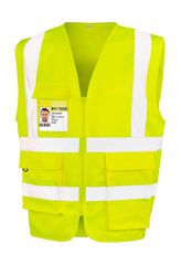 Ανδρικό Γιλέκο εργασίας | Heavy Duty Polycotton Security Vest | R477X Fluorescent Yellow