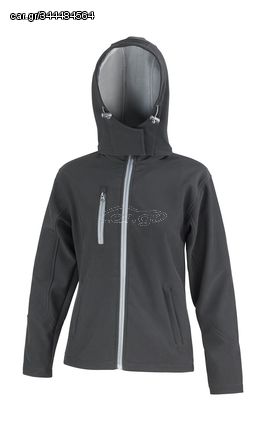 Γυναικείο Μπουφάν  | Ladies TX Performance Hooded Softshell Jacket | R230F Black/Grey