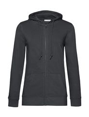 Φουτεράκι με κουκούλα και φερμουάρ | Organic Inspire Zipped Hood /women_° | WW36B Asphalt