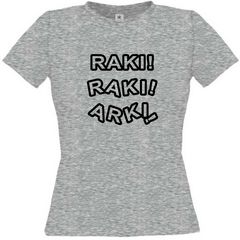 Γυναικείο T-shirt με Design Raki Sport Grey