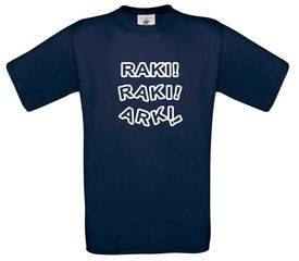 T-shirt με Design Raki! Navy